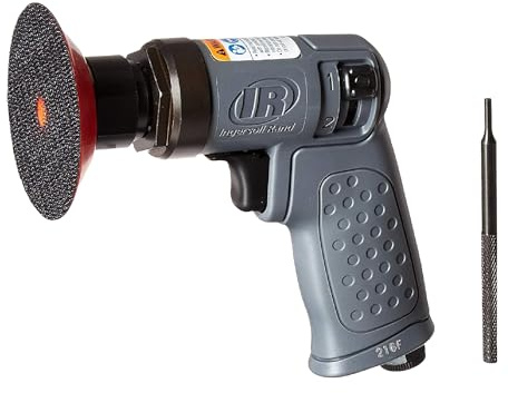Ingersoll Rand 3128KA - Liten och Kompakt Excenterslipmaskin för Slipning av Trä och Metall, Tryckluftsdriven