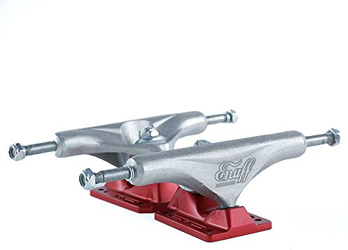 ENUFF Décennie Pro satiné Skateboard Trucks 129 mm Rouge Naturel Paire