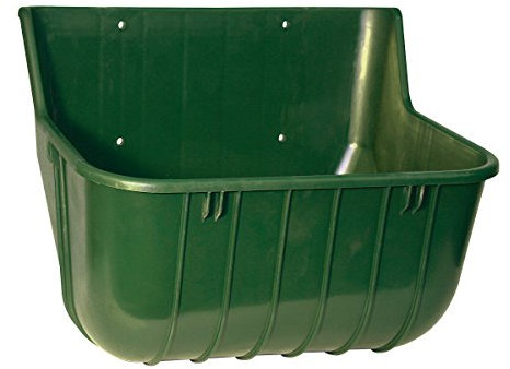 Kerbl Futtertrog ohne Schutzkante grün 15 Lt.