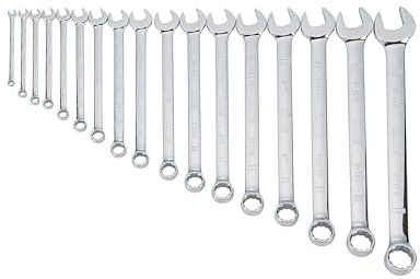 DEWALT Combination Wrench Set, SAE, 17-Piece (DWMT19234)