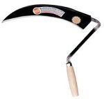 Kayser Sensensichel, halbgeschmiedet, mit poliertem Heft, vernietet, ohne Schneidenschutz