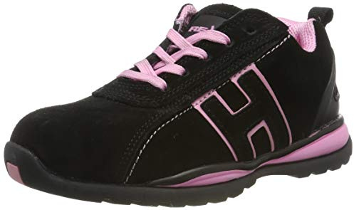 Argentina Chaussures de travail Chaussures de sécurité Taille 36-41 Femme Embout d'acier - noir/rose - Taille 38 EU