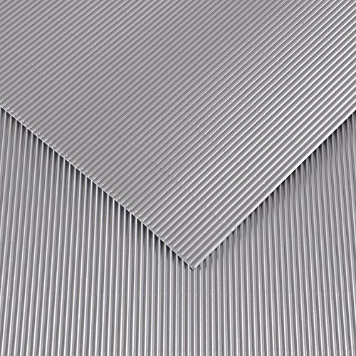 Rollo 50x70 (10) Canson Cartón Ondulado 300g Plata