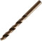 wolfcraft 7454010 - Foret à Métaux HSS Cobalt - Diamètre 5 mm - Longueur de Spirale 52 mm - Longueur Totale 86 mm - Angle de Pointe 118°
