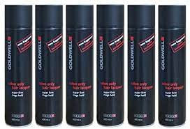 6 x Goldwell Salon Only Hair Lacquer 600 ml.