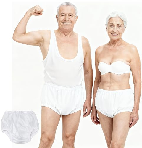 Kleinert's Unisex Waterproof Pull-On Adult Diaper Cover - Leakproof Washable Incontinence Pants for Sensitive Skin - Comfortable Fit Wear with Diaper, Guard or Pad (Medium)