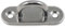Docks - Lot de 2 Platines à Œil - Acier Inoxydable - 410 kg - Diamètre Fil 6 mm - Entraxe 17 mm - Dimensions Platine 60 x 20 mm - aux Normes de Sécurité