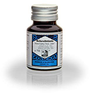 Rohrer & Klingner *since 1892* Fountain Pen Ink - Iron/Gall Nut Ink Salix - indelible 50ml