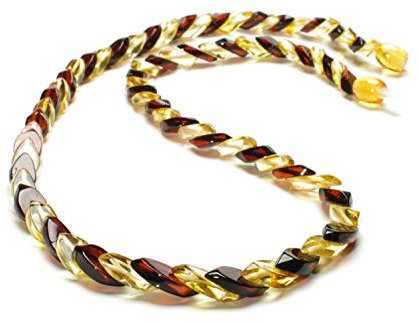 Bernsteinkette Damen – Baltische Bernstein Perlen - Länge 50cm