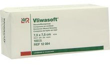 VLIWASOFT Vlieskompressen 7,5x7,5cm 6-lagig unst. 100 Stück