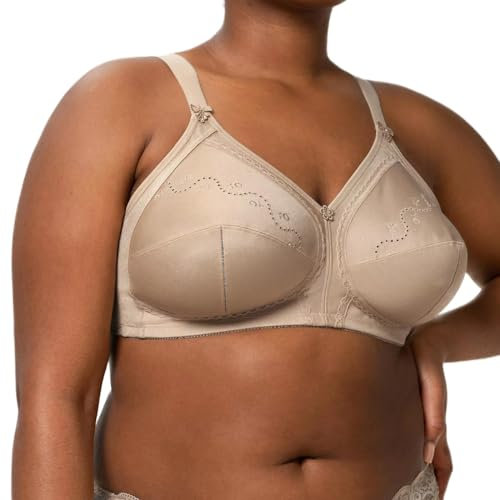 Triumph Donna Doreen + Cotton 01 N, Non-wired bra, SKIN, 6B