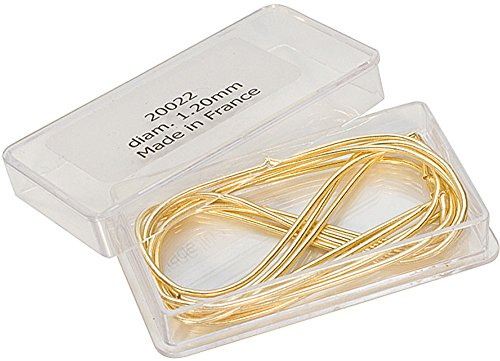 Yellow Gold French Wire, 1.20 Millimeters, 1 Meter | BDS-412.05