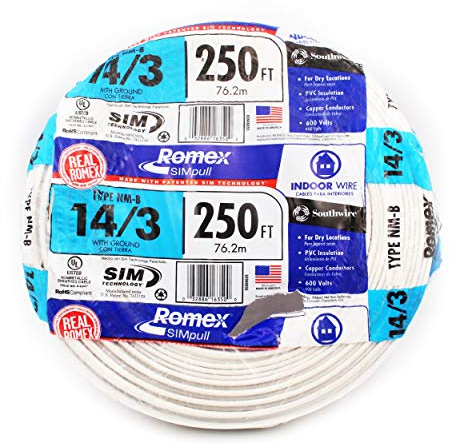 COLEMAN CABLE 63946855 Nonmetallic With Ground Sheathed Cable