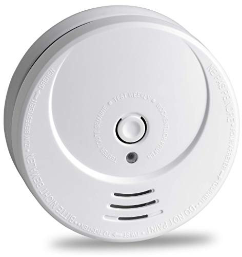 SEBSON Détecteur de Fumée, photoélectrique Pile au Lithium Longue durée 10 années, Certifié DIN en 14604, Alarme Incendie GS506G