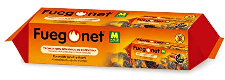 Fuegonet 231095N Tronco, Marrón, 39.5 x 7.5 x 7.5 cm