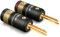 VIABLUE T6S Bananenstecker * Hohlbananenkontakte * 24 Karat echtvergoldet * Vollmetallgehäuse * high-end Steckverbindungen * 2 Paar (4 Stück)