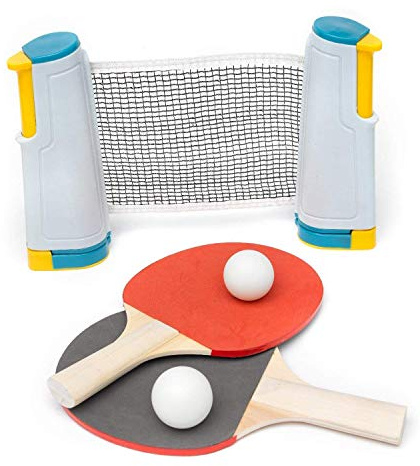 Instant Table Tennis ~ Play Table Tennis on any table! ~ Home, Office, anywhere with a table! Just pitch up & play away!