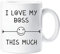 60 Second Makeover Limited I Love My Boss This Much Mug Friend Colleague Office Employee Secret Santa Birthday Gift Christmas Novelty Humour Funny
