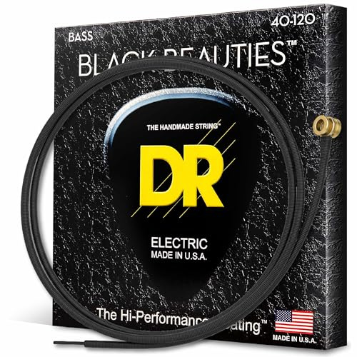DR Strings - Black Beauties - Bass Guitar Strings (40-120)