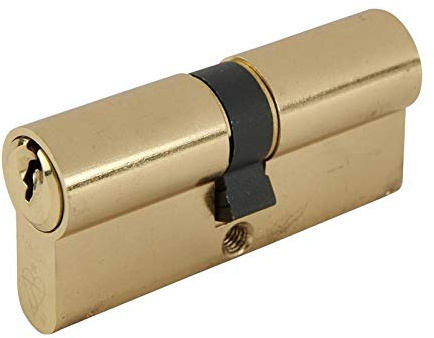 Yale PKM3030-PB- KM Superior 1 star Euro Cylinder lock - 30/30 (70mm) / 30:10:30 - Brass Finish- High Security