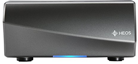 Denon HEOS Link Wireless Pre-Amplifier For Multi-Room Audio - Series 2 (New Version), Amazon Alexa Compatibility, Powered Subwoofer Connection, Black with Silver, 2.91 x 6.14 x 5.83