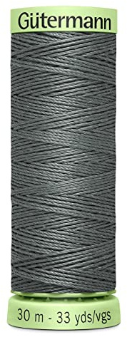 Top Stitch Heavy Duty Thread 33 Yards-Rail Grey
