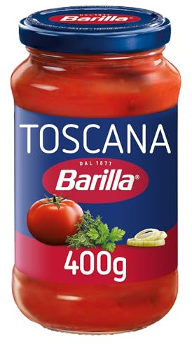 Barilla Pastasauce Toscana Kräuter – Italienische Sauce 1 Glas (1x400g)