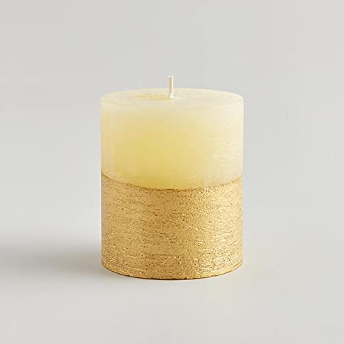 St Eval guld doppad doftande pelarljus � inspiration (elfenbensljus i fotografi)