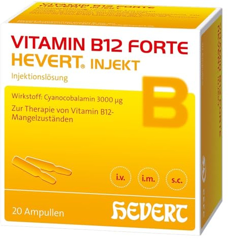 VITAMIN B12 FORTE Hevert injekt Inj.-Lsg.Amp. 20X2 ml