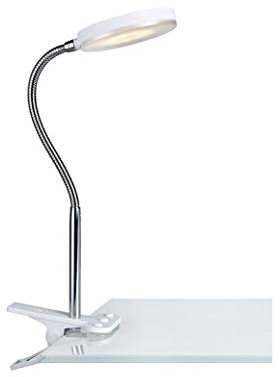 Markslöjd FLEX weiße Tischleuchte Tischlampe aus Metall mit LED-Lichtquelle von 5W Energieklasse A + - eine einstellbare Lampe 14x40x15cm