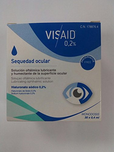 Visaid 0.2% Sequedad Ocular, Talla Única, Pack de 1