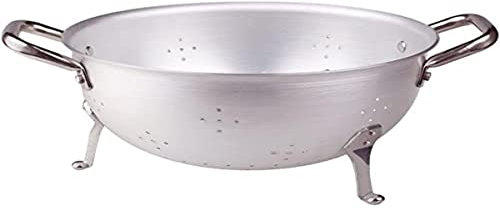 Pentole Agnelli PCMX01520 Colapasta a 3 Piedi Alluminio con 2 Maniglie Inox, 20 cm