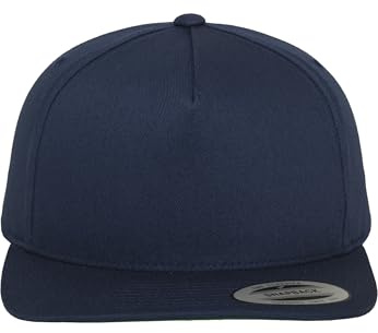 Flexfit Mütze Classic 5 Panel Snapback, Navy, one Size, 6007-00155-0050