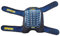 Irwin I-Gel Knieschoner, Gel-Polster, Neopren, TÜV-GS, 10503830, blau,schwarz,gelb