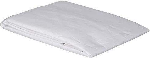 ESSIX D 68-10001-452001 SXU Kissenhülle für Nackenrolle, Satin, Baumwolle, 43 x 230 cm, Weiß