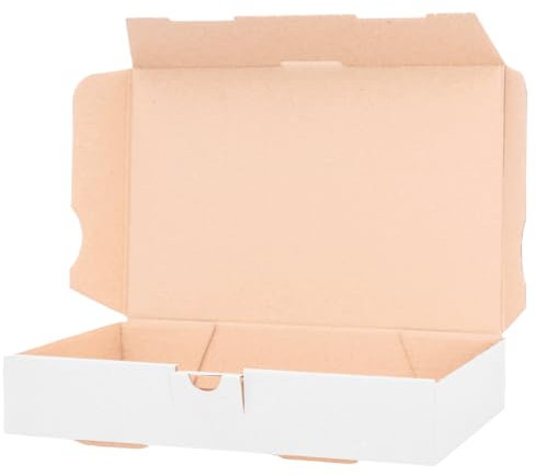 verpacking Maxibriefkartons 240 x 160 x 45 mm Maxibrief MB-3 Weiß Versand Post Faltschachtel DIN A5 (Innenmaß 230 x 155 x 41 mm) Versandschachtel Büchersendung (100 Stück)