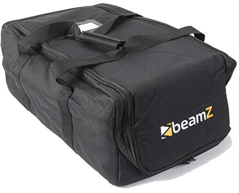 beamz AC-131 Protective Lighting Soft Case Portable Equipment Bag for Mobile DJ Lights, Disco Fixtures & Accessories Storage 530 x 215 x 330mm, Black