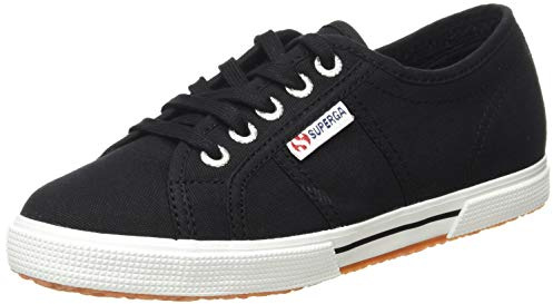 Superga Unisex-Erwachsene Cotu Low-top Sneakers, Schwarz (black), 35 EU