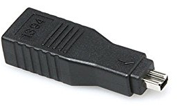Hosa GFW-517 FireWire 400 Adaptor 6-Pin - 4-Pin