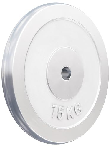 GORILLA SPORTS® Viktskivor - Enkel/Set, 1,25 kg, 2 kg, 2,5 kg, 5 kg, 10 kg, 15 kg, 20 kg, 25 kg, 27,5 kg, 30 kg Vikter, 30/31 mm hål, gjorda av viktskivor i krom