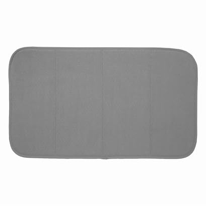 All-Clad Premium Reversible Dish Drying Mat for Kitchen: 16 x 28 Ultra-Absorbent, Long-Lasting, No Condensation, and Oversized for Large Pots and Pans - 1 Pack, Pewter