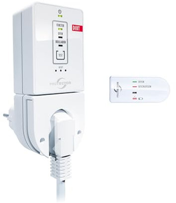 PROTECTOR AS-7020, Funk Abluftsteuerung mit DIBT Zulassung - Der sichere Funk Fensterkontaktschalter - erweiterbar mit Funk-Ofen und/oder Rollladen-Sender