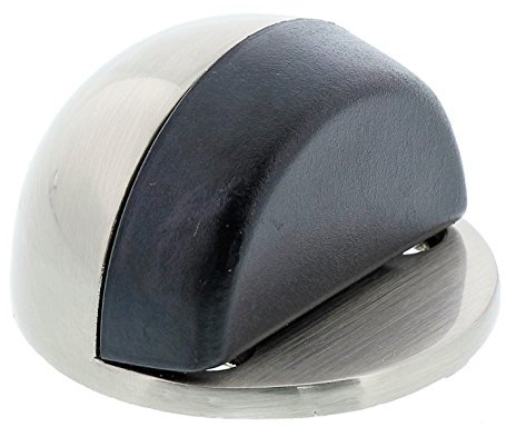 Burg-Wächter Design-Türstopper, Bodenmontage, TSB 2140 Ni SB, Edelstahl-Optik