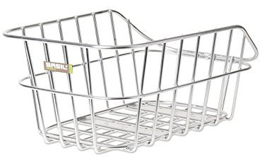 Basil Hinterradkorb Cento Aluminium 40x24x21cm weitmaschig Alu 11188 Fahrrad