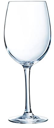 Chef&Sommelier - Lot de 6 Verres à Pied Cabernet Tulipe en Cristallin - Verres de Dégustation Sobres et Élégants - Résistance Hors Norme - Transparence Absolue - Verres à Vins et Cocktails de 47 cl