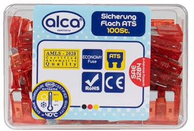 Flach-Sicherungen 10 A, 100 St. Economy Box