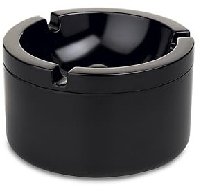 Mepal Aschenbecher mit Deckel - Schwarz