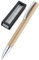 ONLINE Vision Champagne ballpoint pen with standard large capacity refill in medium line width, writing color black I elegant aluminum pen in gift box