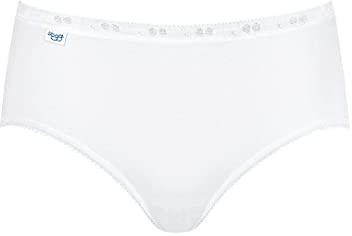 Sloggi Basic+ Midi 2p, Slip Donna, Bianco, 44
