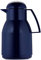 Helios Isolierkanne Top aus hochglänzendem Hartplastik mit Drehverschluss, blau, 1 l, Dunkelblau
